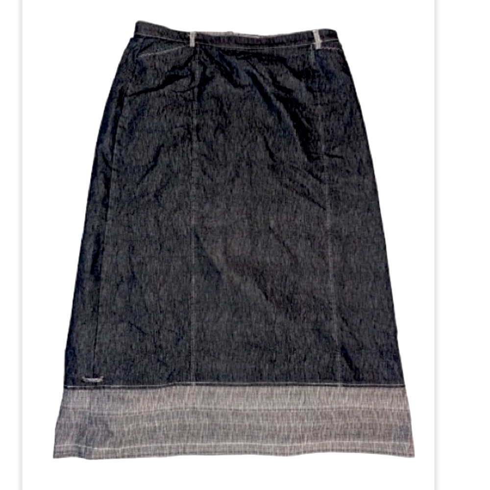 Boho Long Full Length Jean Skirt Denim Skirts are a huge style trend for fall!!!